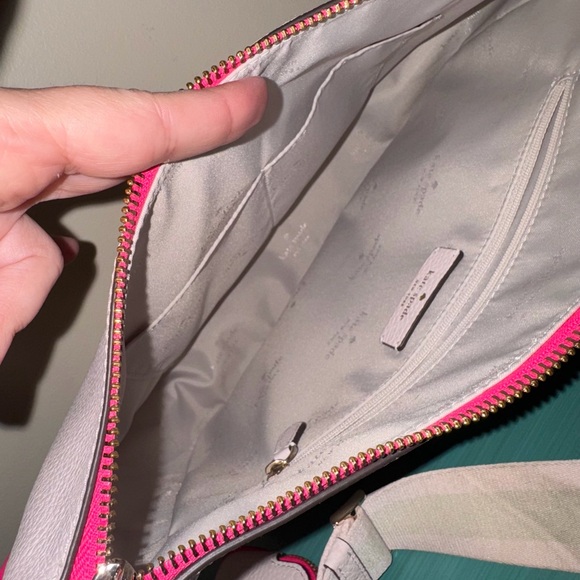 Kate Spade Light Pink Crossbody Bag with Neon Accents - Picture 6 of 11